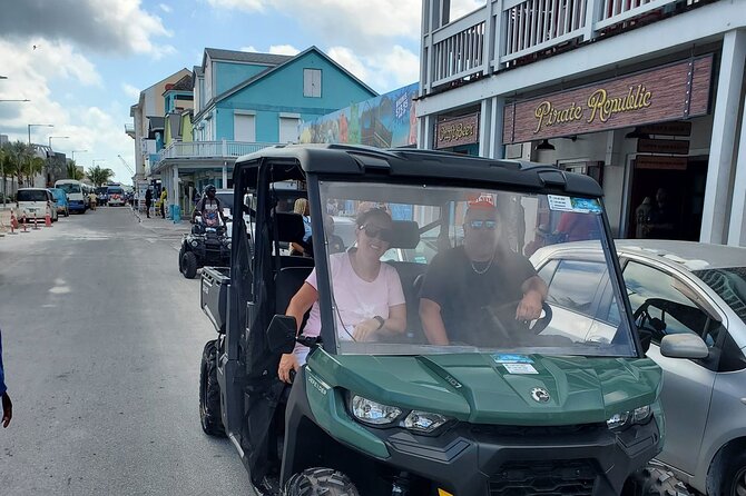 3 Hour Guided Beach buggy sightseeing city tour. (Free samples). - A short break at Junkanoo Beach