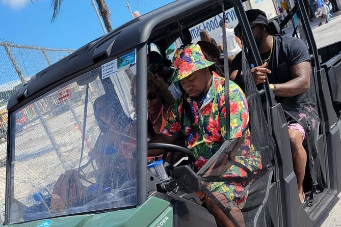 3 Hour Guided Beach buggy sightseeing city tour. (Free samples). - Lunch and local food at Arawak Cay