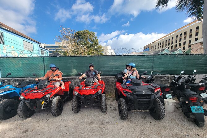 ATV Half Day City Tour in Nassau: Guided Tour With Free Samples - Riding through Nassau, not across the countryside