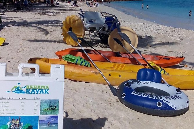 Bahama Kayak Full Day Water Sports Package at Junkanoo Beach - Snorkeling and inflatables