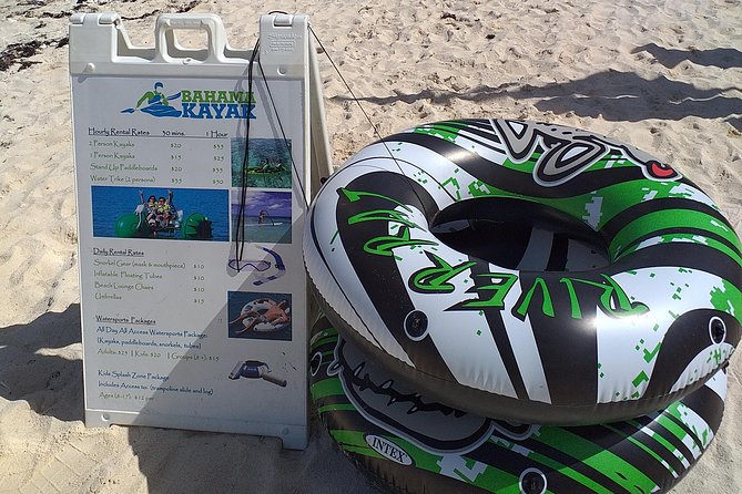 Bahama Kayak Full Day Water Sports Package at Junkanoo Beach - Equipment quality and beach conditions