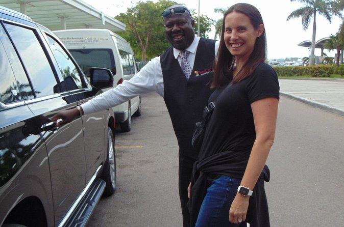 Bahamas Airport Transportation w/Free Grocery Stop-1 Way Private - Dash cameras and passenger privacy