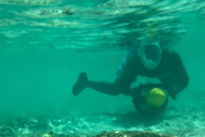 Bahamas Sea Scooter Snorkeling Adventure - Riding a sea scooter toward Paradise Cove