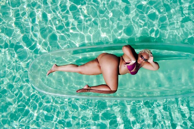 Beach Day and Clear Kayak Photoshoot in Bahamas - Port Lucaya Marketplace for Straw Crafts and Souvenirs