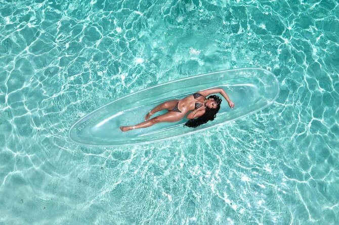 Clear Kayak Drone Photoshoot in Nassau Bahamas - The one-hour schedule, step by step