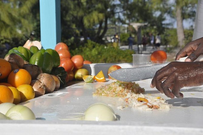 Conch Salad Cooking Lesson and Tasting in Nassau - At the local conch stand on the bay