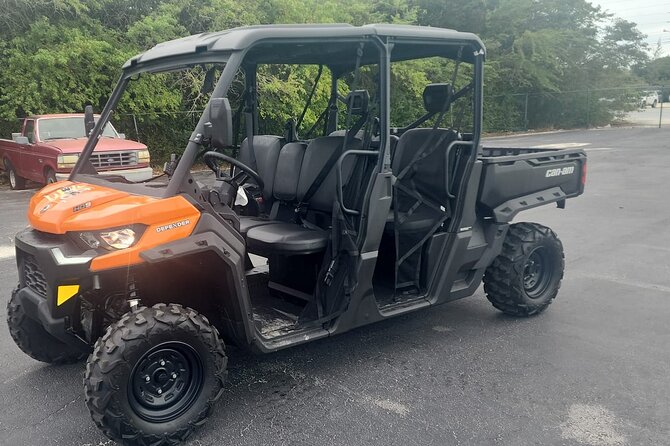Exuma,Bahamas: 6 Seater Buggy/Jeep Rental with Bluetooth speakers - Dean’s Blue Hole brings a natural attraction into the day
