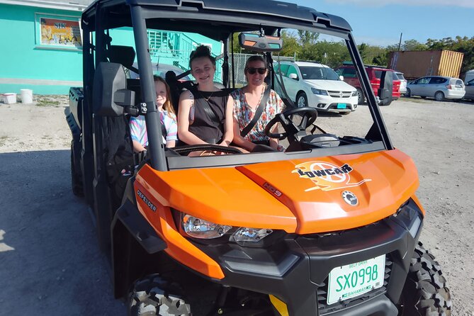 Exuma,Bahamas: 6 Seater Buggy/Jeep Rental with Bluetooth speakers - Building your own Great Exuma road trip