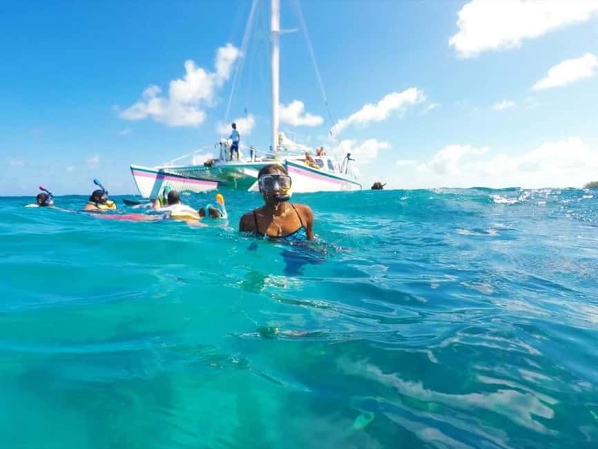 Full Day Sail and Snorkel with Turtles - Snorkeling above a nearby coral reef