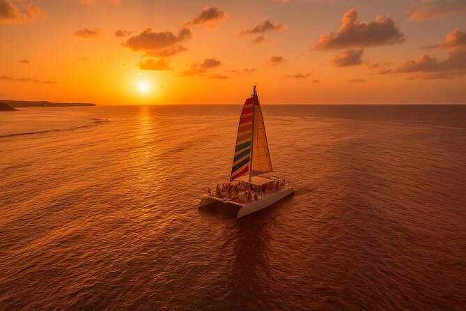 Grand Bahama Catamaran Sunset Cruise with Drinks and Snacks - The coastline is the main event