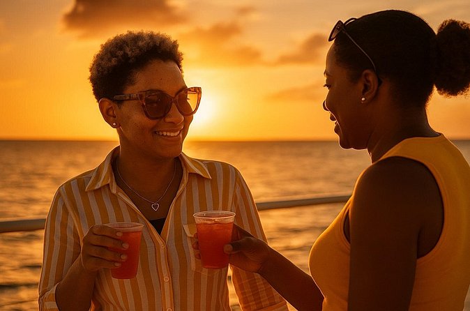 Grand Bahama Catamaran Sunset Cruise with Drinks and Snacks - Expect music, dancing, and a social mood