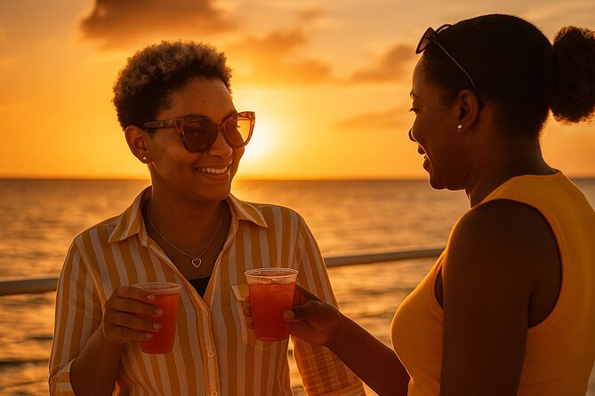 Grand Bahama Catamaran Sunset Cruise with Drinks and Snacks - A two-hour outing with no rushed stops