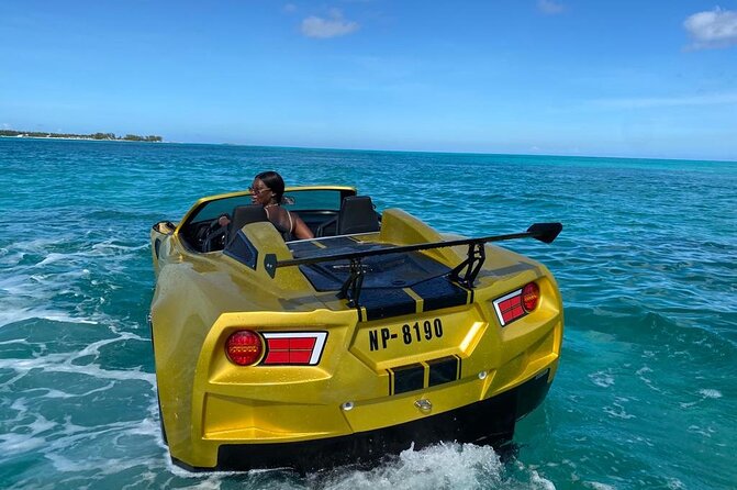 JetCar Bahamas Water Car Experience - Timing, weather, and cancellation details