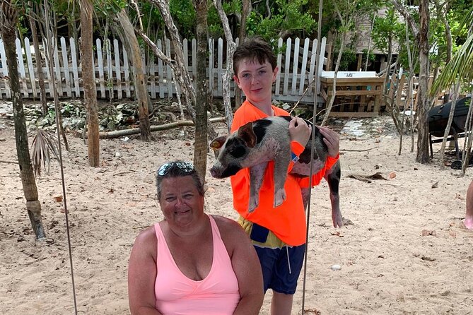 Luxury Catamaran Cruise: Sip, Sail, Snorkel, and Swim with Pigs! - Lunch, conch salad, and the Bahamian side of the day