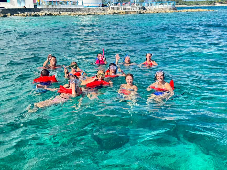 Nassau: 4-Island Tour Swimming Pigs, turtles, snorkeling - Snorkeling a protected Bahamian reef
