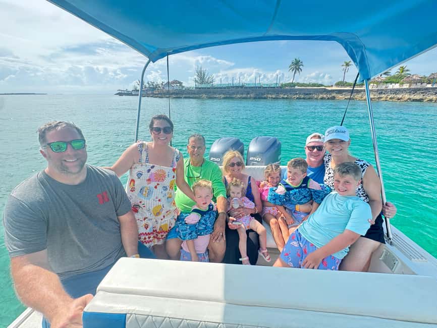 Nassau: 4-Island Tour Swimming Pigs, turtles, snorkeling - Rose Island for sand, swimming, and a pause