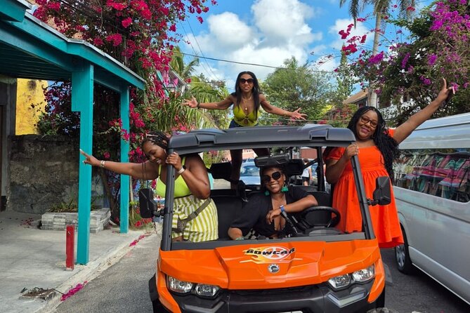 Nassau Adventure: Jeep Rental with Bluetooth Speaker - Getting to Bowcar on Sands Road