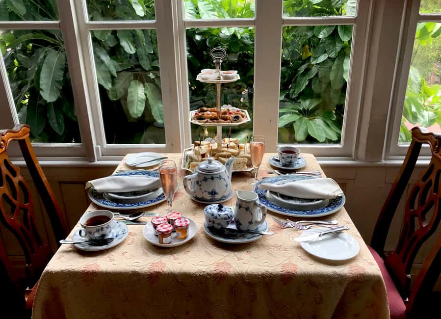 Nassau: Afternoon Tea at Graycliff Hotel and Restaurant - Sandwiches, scones, and the sweet course