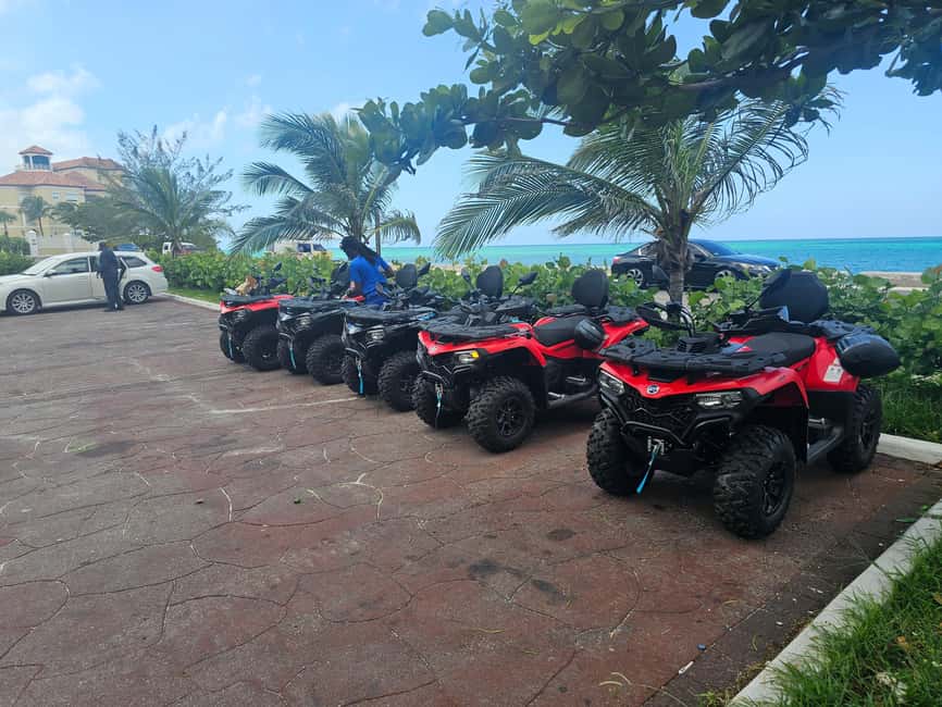 Nassau: ATV Guided Tour - Beaches, Poinciana flowers, and the final ride