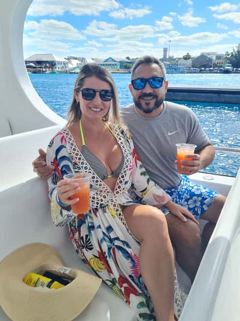 Nassau ATV & Swimming Pigs Tour - The boat ride to the private island