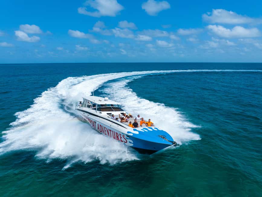 Nassau: Exuma Powerboat Day Trip - Leaving Nassau on a 60-foot powerboat