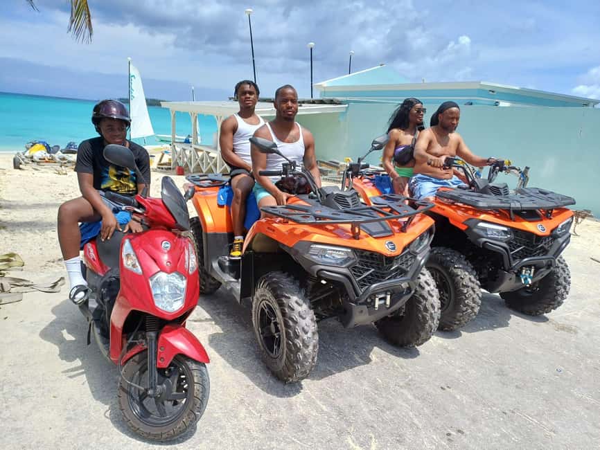 Nassau: Guided Scooter/ATV Rental or Tour w/Beach Day Bundle - Starting at the Queen’s Staircase