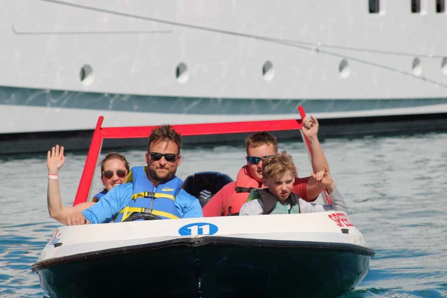 Nassau: Self-Drive Speedboat Ride and Pig Swimming Encounter - Snorkeling, banana boats, and time in the water