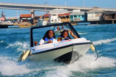 Self-Drive Speedboat Ride and Pig Swimming Encounter
