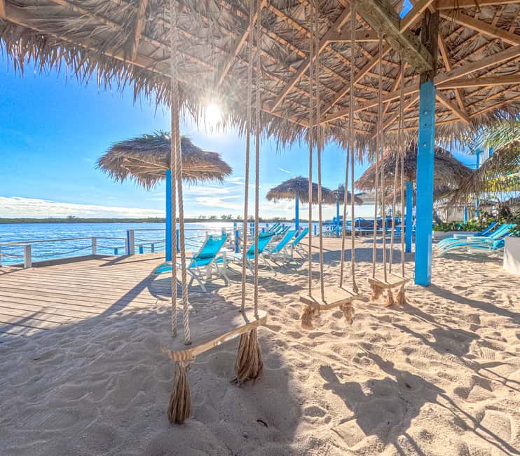 Nassau: Sun Cay Day Trip, Snorkel, Iguana Encounter, & Lunch - The guided snorkeling stop
