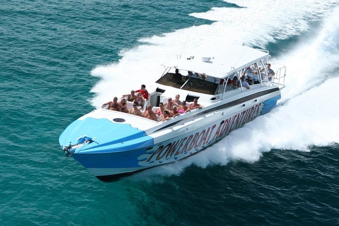 Original Exuma Powerboat Adventures - Swimming pigs, stingrays, and the shark presentation
