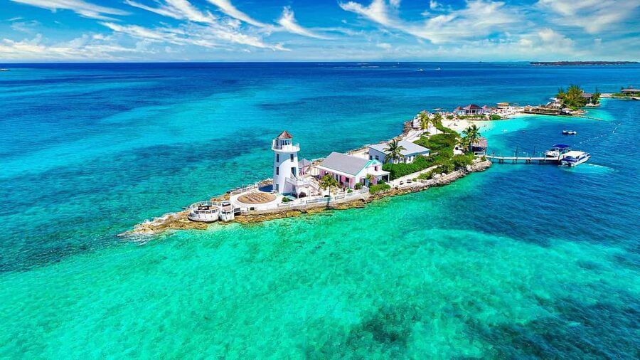 Pearl Island: Private Ocean View Cabana with Lunch - Two beaches, warm water, and the lighthouse walk