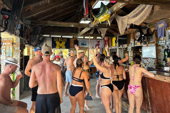 Rose Island Boat Party, Beach Getaway & Floating Bar - Drinks, music, and the social atmosphere