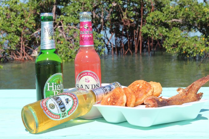 Snorkel/Swim with the Turtles Experience - Conch fritters at the open-air market