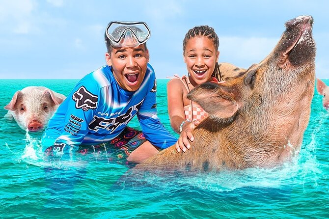 Swimming Pigs, Turtles & Reef Snorkel in Nassau-Champion Tours - Green Cay and the turtle encounter